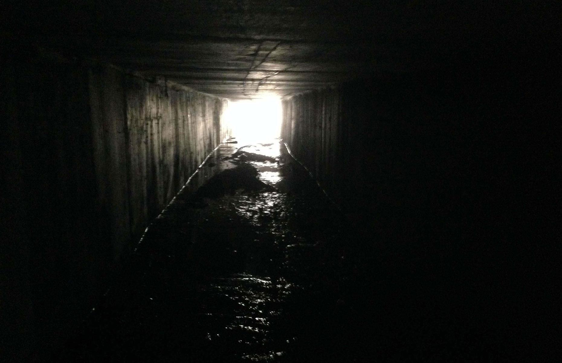 Túnel de escape de la bañera de El Chapo, Culiacán, México 